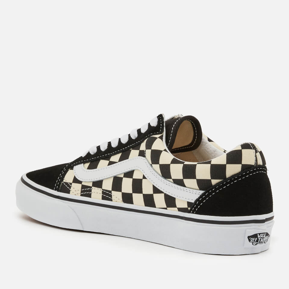 Vans Old Skool Trainers - Black/Swhite Checkerboard