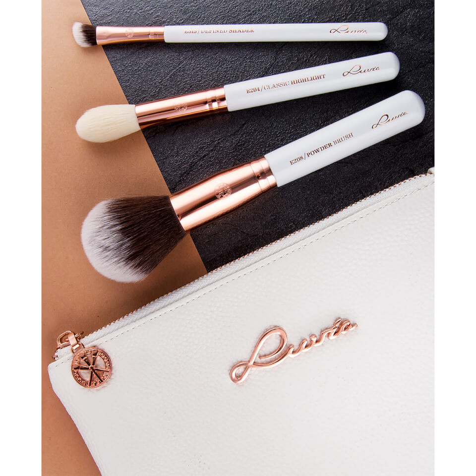 Luvia Essential Brushes Set - Feather White
