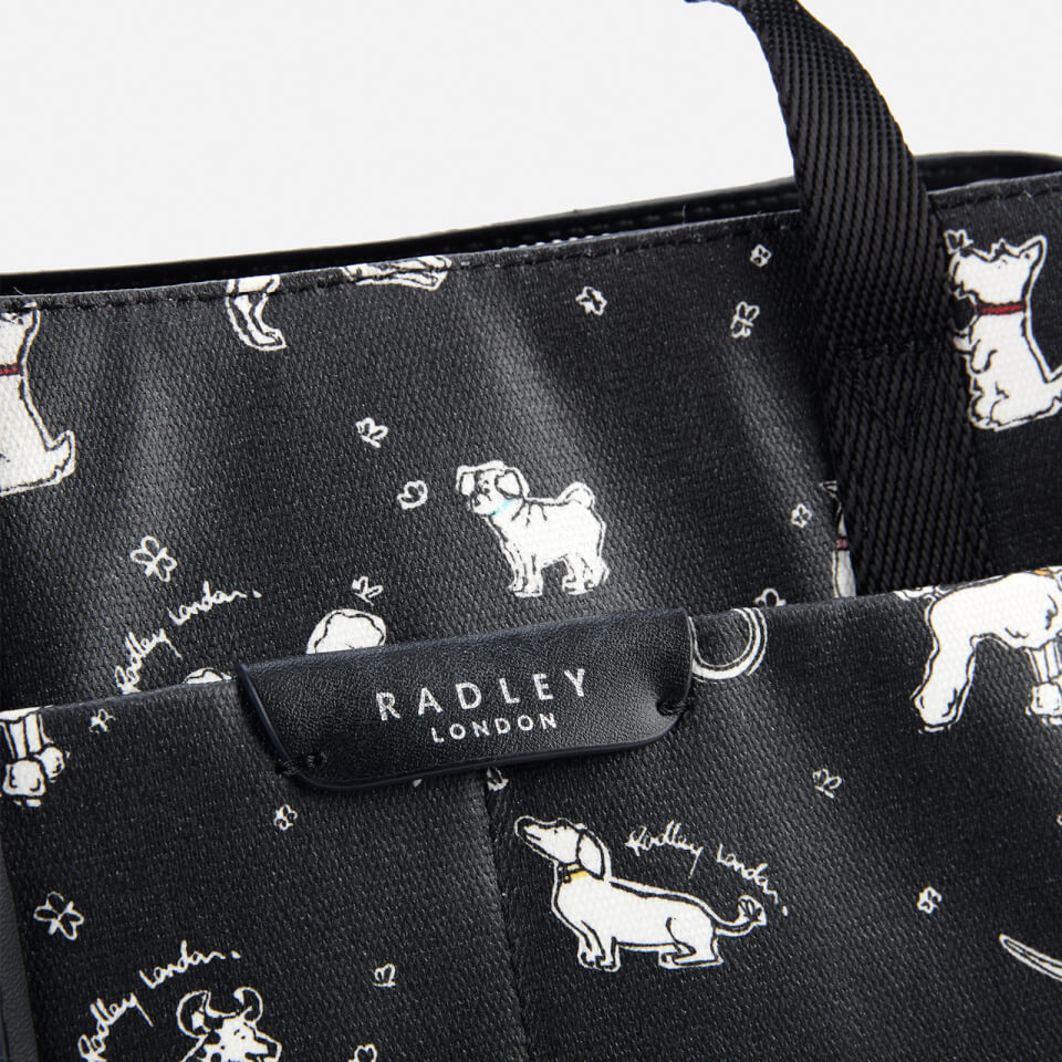 Radley Women's Maple Cross Fun Pups Medium Ziptop Multiway Bag - Black