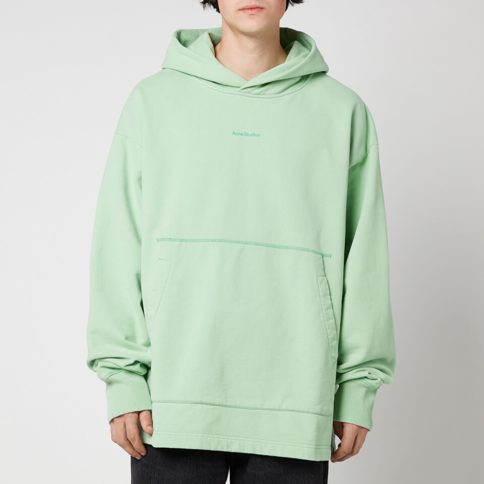 Acne Studios Men s Logo Print Hooded Sweatshirt Mint Green M Coggles