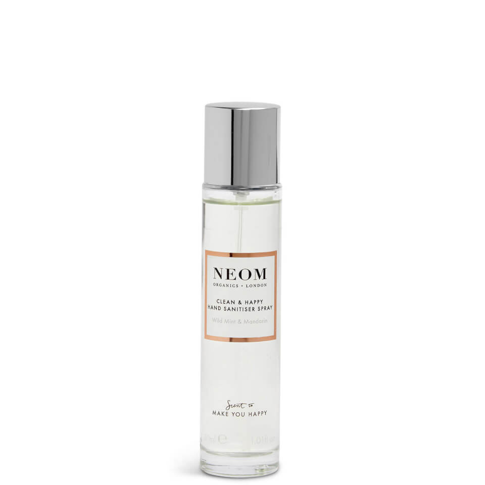 NEOM Clean and Happy Hand Sanitising Spray 30ml