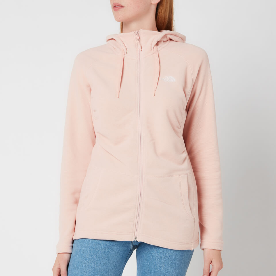 North face mezzaluna fleece hoodie new arrivals