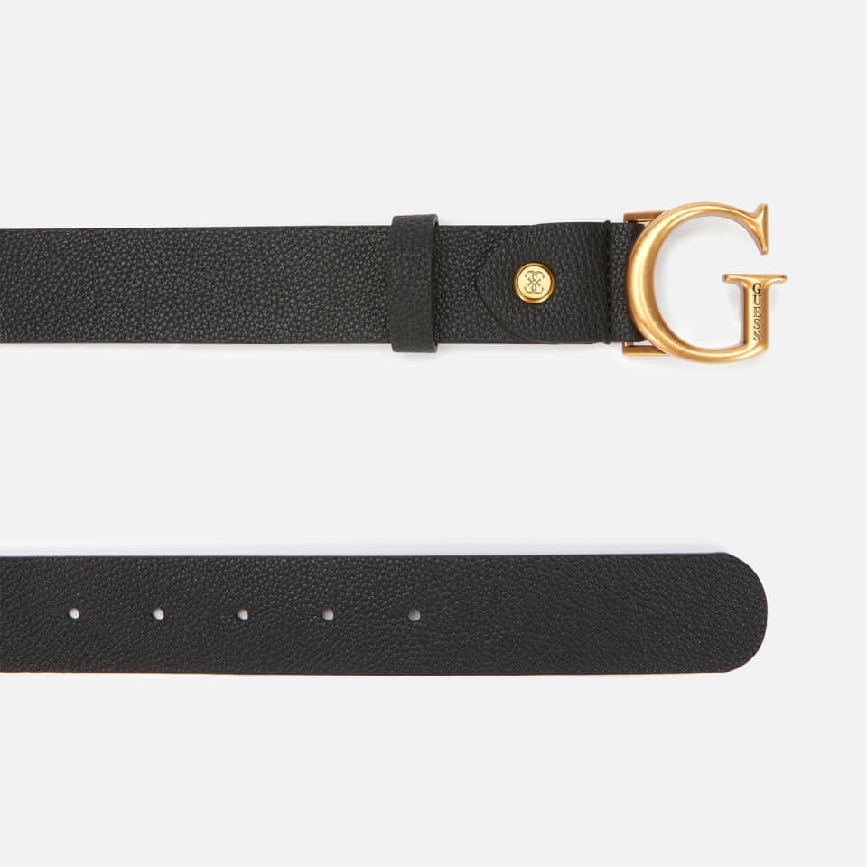 Guess Women's Corily Adjustable Belt - Black