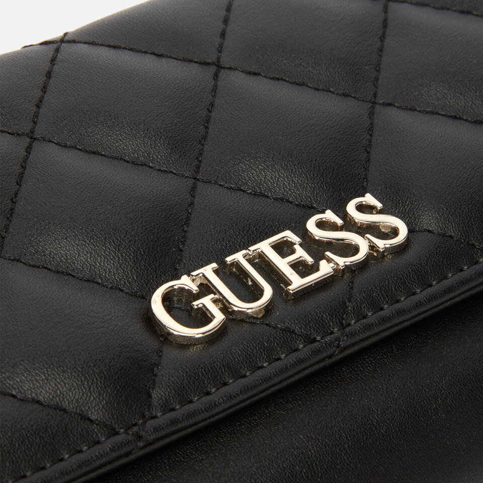 Guess Women's Illy Pocket Trifold Wallet - Black