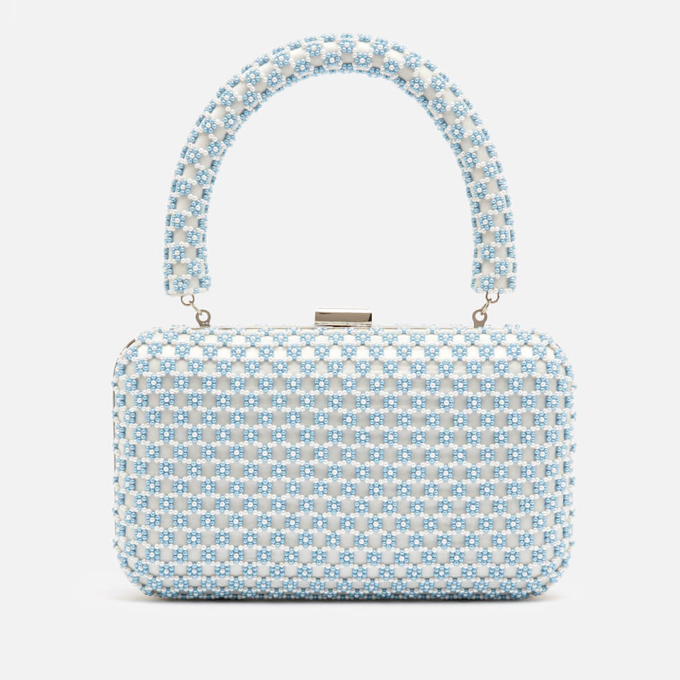 Shrimps Women's Ludwig Beaded Bag - Cream & Blue