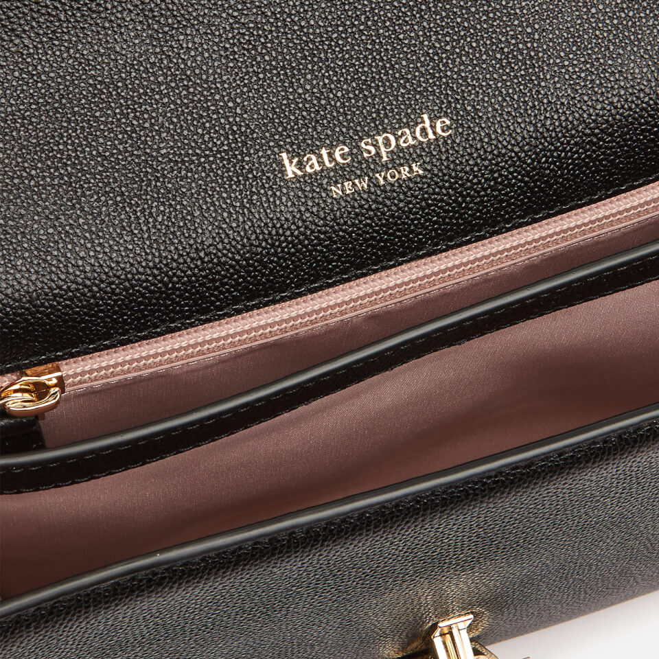 Kate Spade New York Women's Locket Large Flap Shoulder Bag - Black