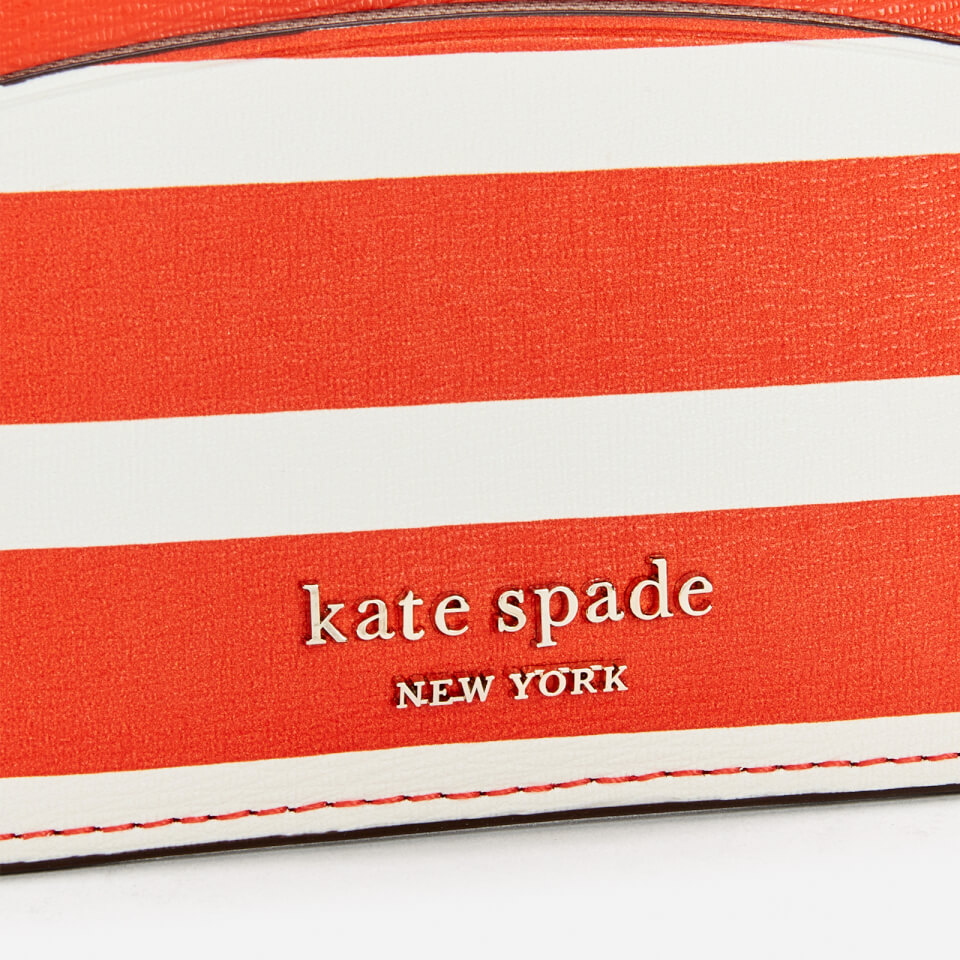 Kate Spade New York Women's Spencer Stripe Card Holder - Tamarillo Multi