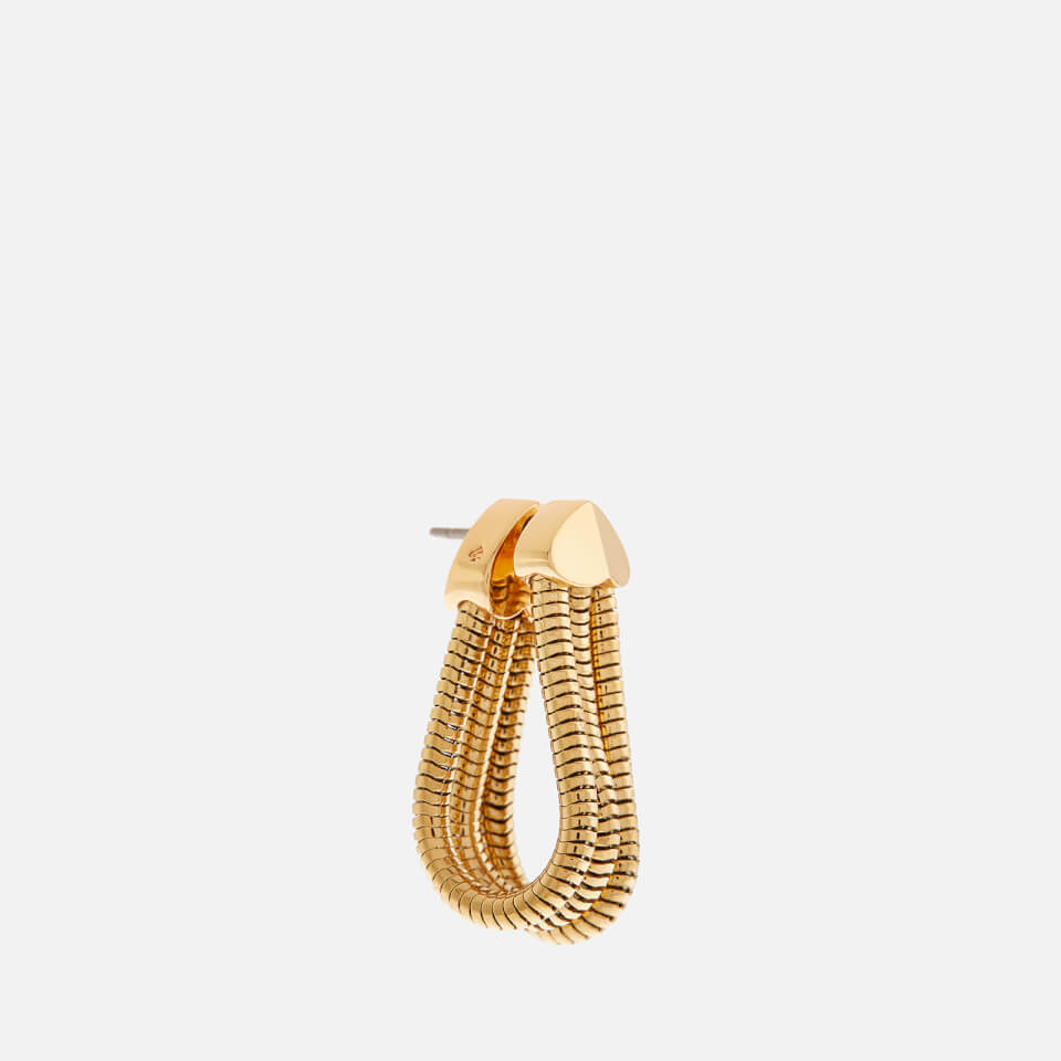 Kate Spade New York Women's Small Snake Chain Hoop - Gold