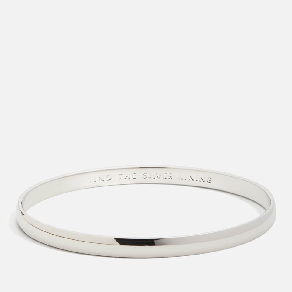 Kate Spade New York Women's Find Silver Lining Bangle - Silver