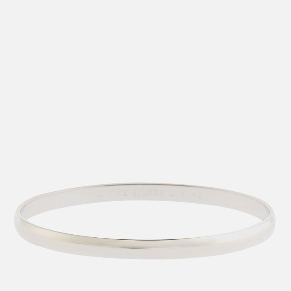 Kate Spade New York Women's Find Silver Lining Bangle - Silver