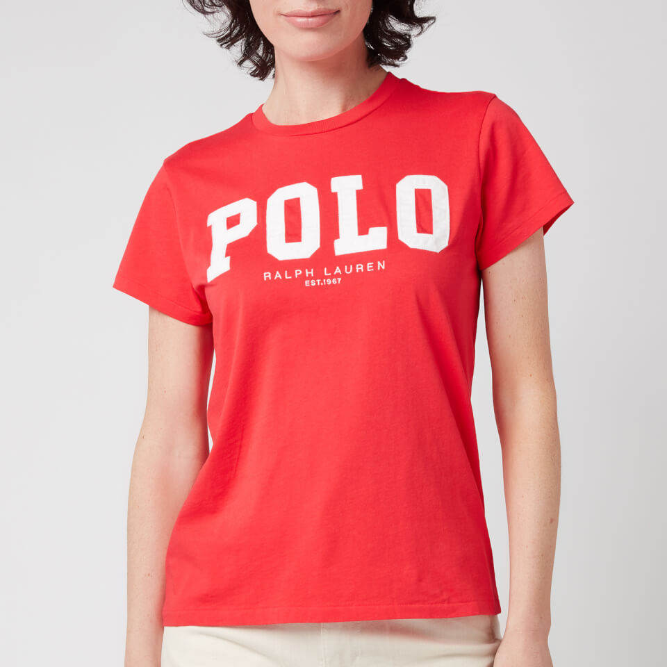 Polo Ralph Lauren Women's Polo Logo T-Shirt - Bright Hibiscus - XS | Coggles
