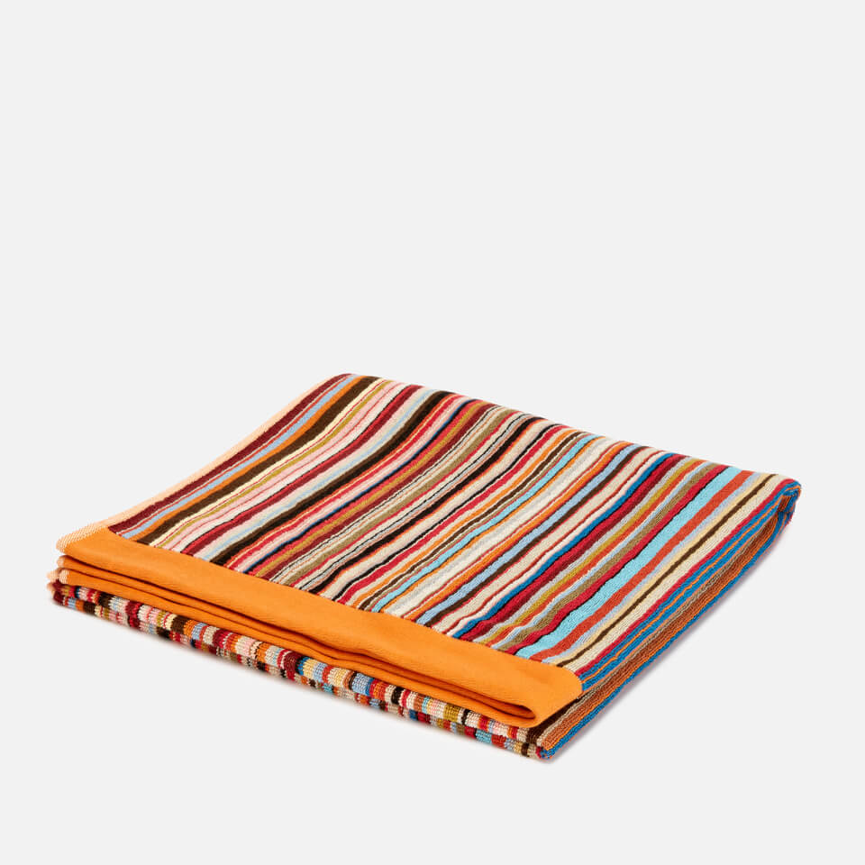 Paul Smith Men's Large Signature Stripe Towel - Multicolour