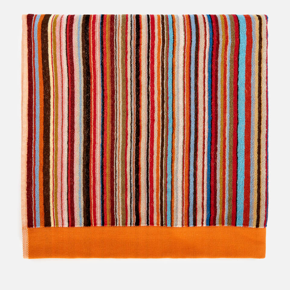 Paul Smith Men's Large Signature Stripe Towel - Multicolour