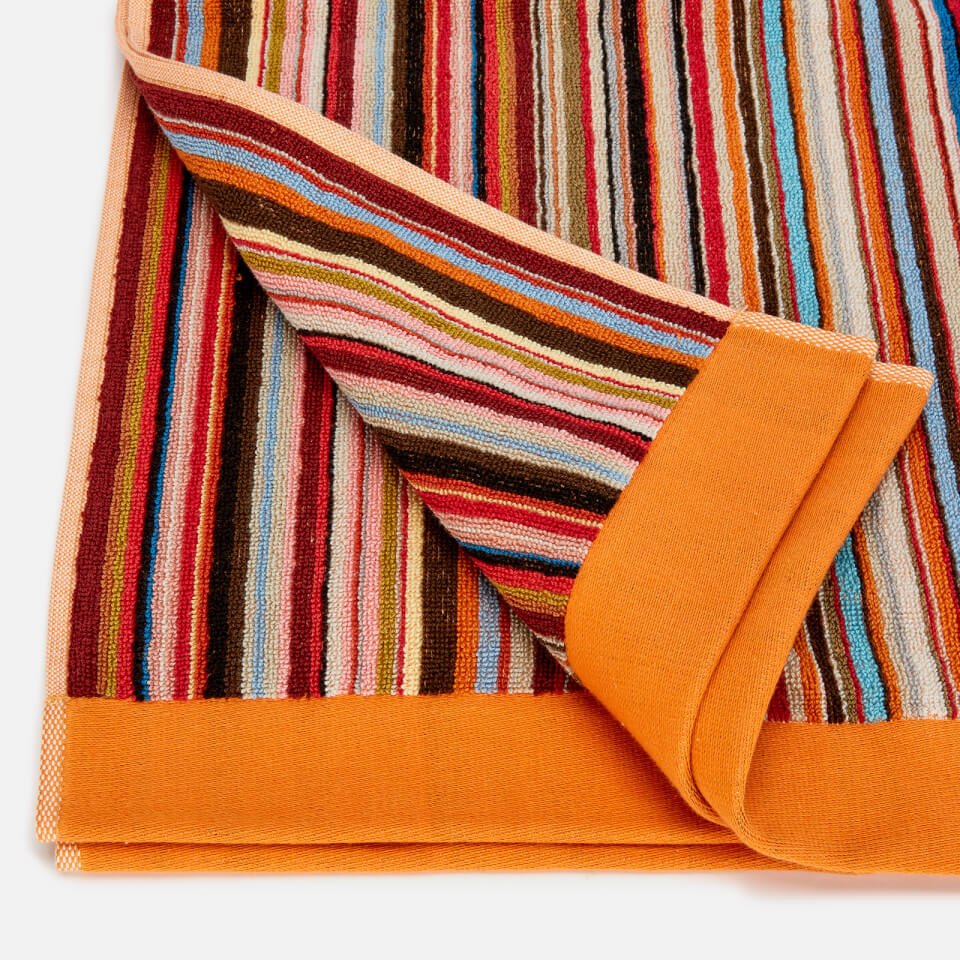 Paul Smith Men's Large Signature Stripe Towel - Multicolour