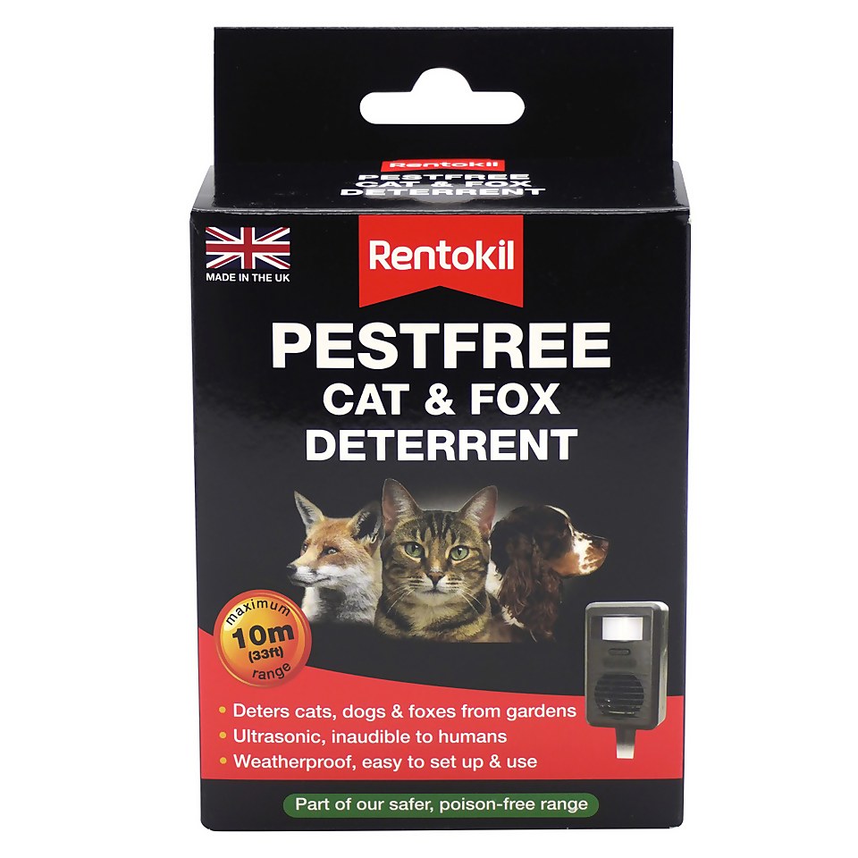 Rentokil Pestfree Cat and Fox Deterrent -10m range