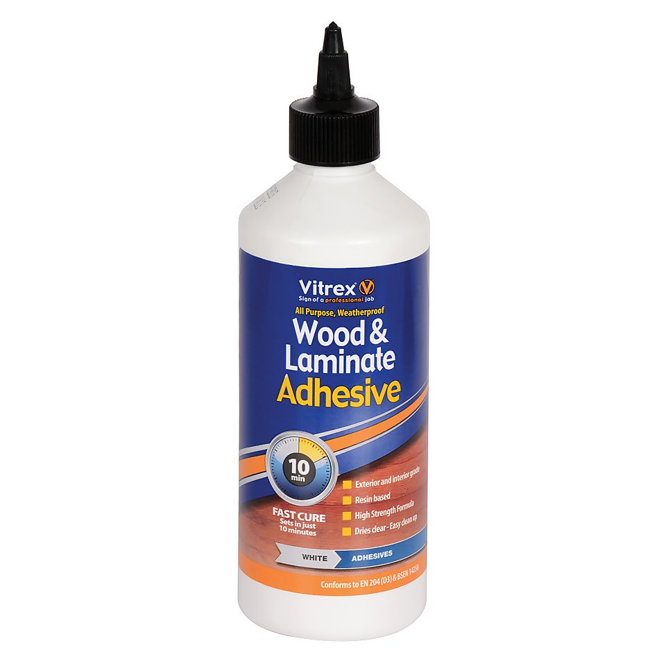 Vitrex Wood & Laminate Adhesive - 500ml