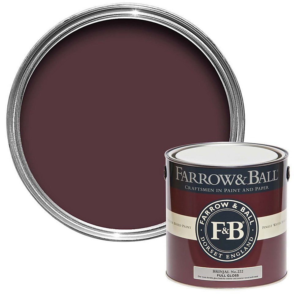 Farrow & Ball Full Gloss Paint Brinjal - 2.5L