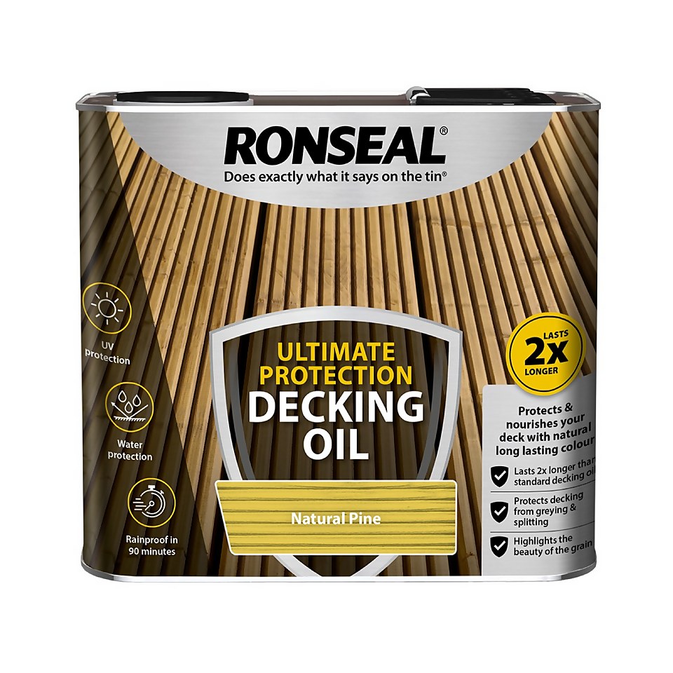 Ronseal Ultimate Protection Decking Oil Natural Pine - 2.5L
