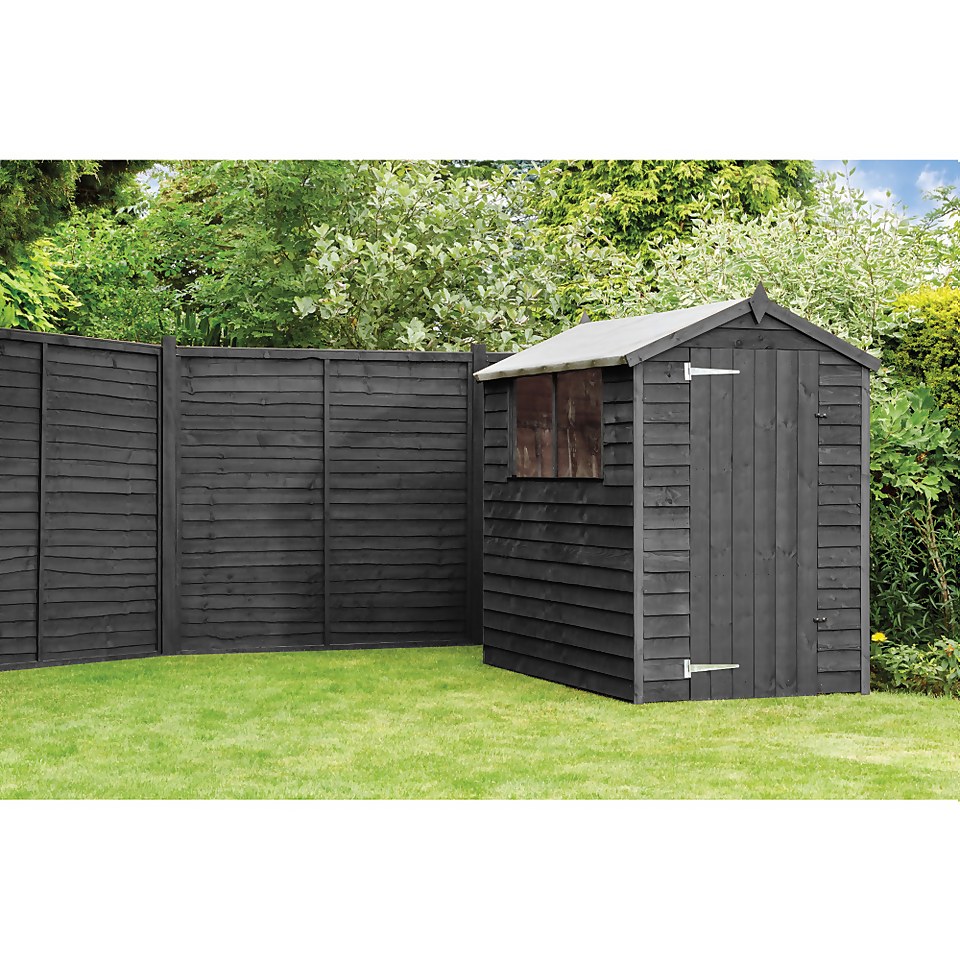 Ronseal One Coat Fence Life Paint Tudor Black Oak - 5L