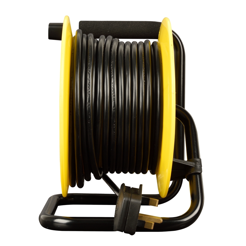 Masterplug 4 Socket Cable Reel 10m Yellow