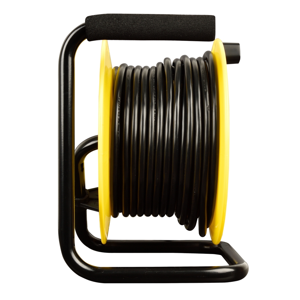 Masterplug 4 Socket Cable Reel 10m Yellow