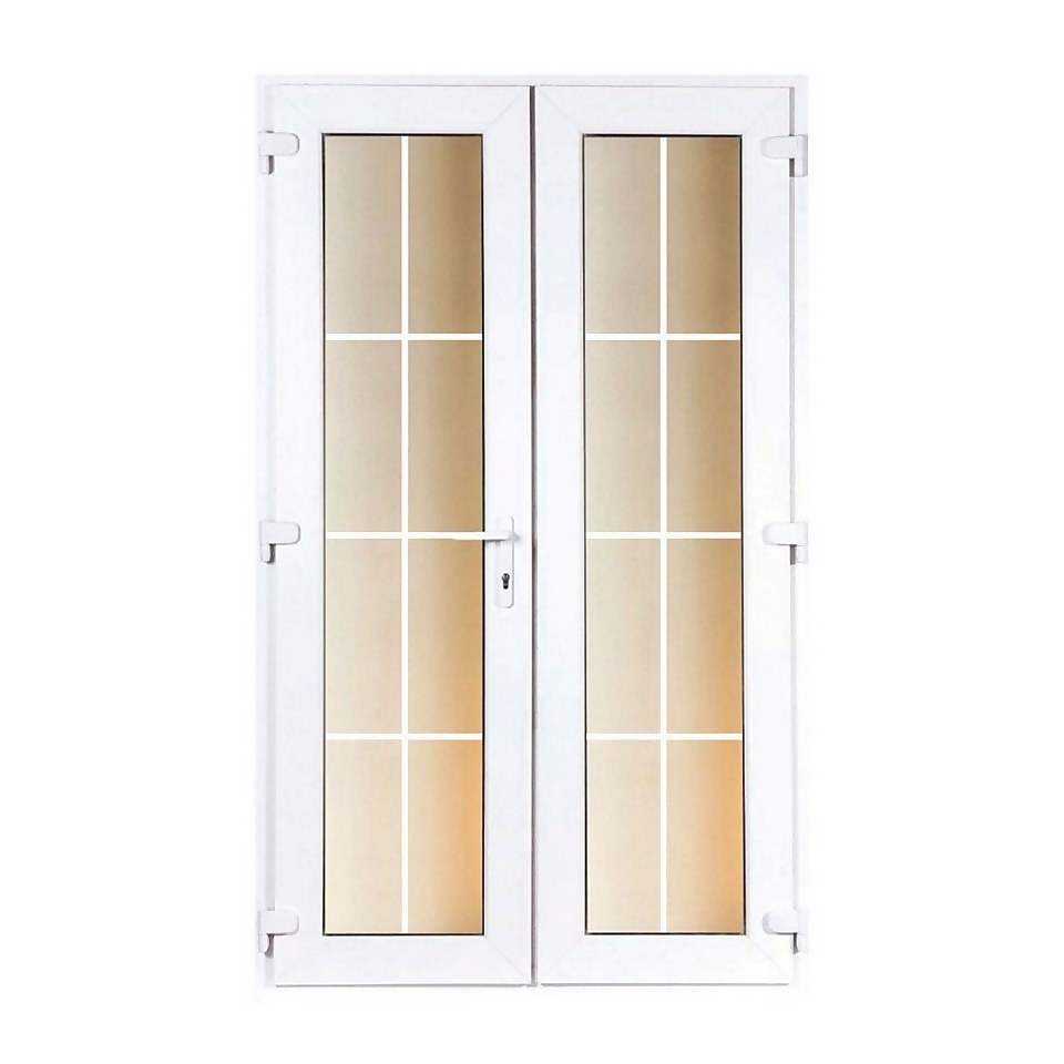 Model 5 French Door Set with Georgian Bars - 1490mm Wide 2090mm High