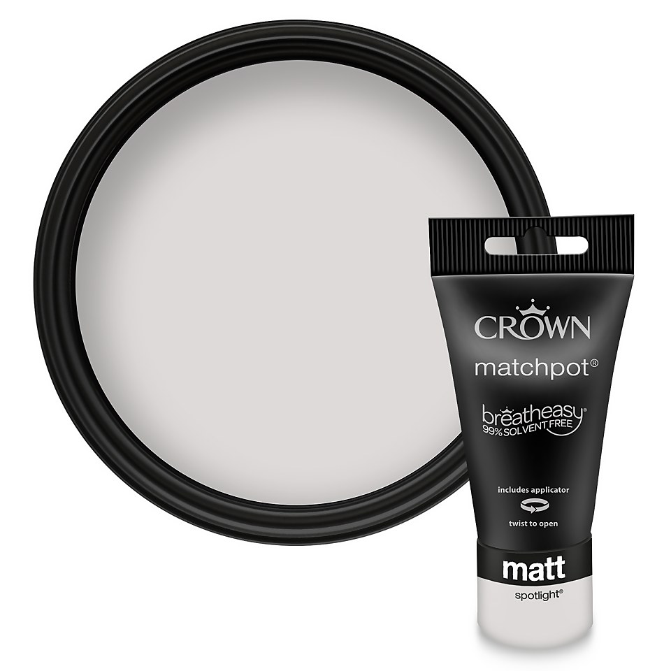 Crown Walls & Ceilings Matt Emulsion Spotlight - Tester 40ml