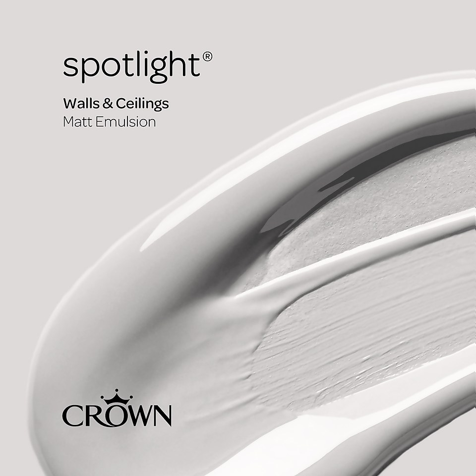 Crown Walls & Ceilings Matt Emulsion Spotlight - 2.5L