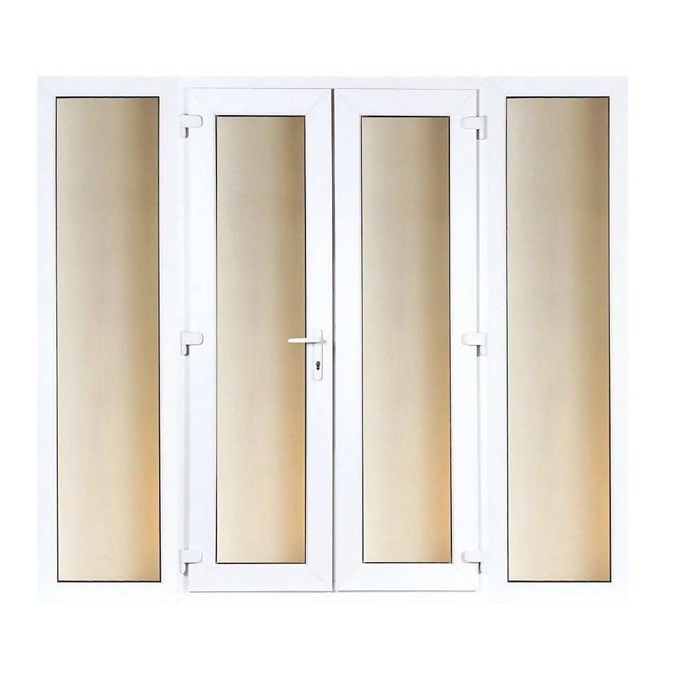Model 5 French Door set and 2 Wide Sidelites - 2690mm Wide 2090mm High