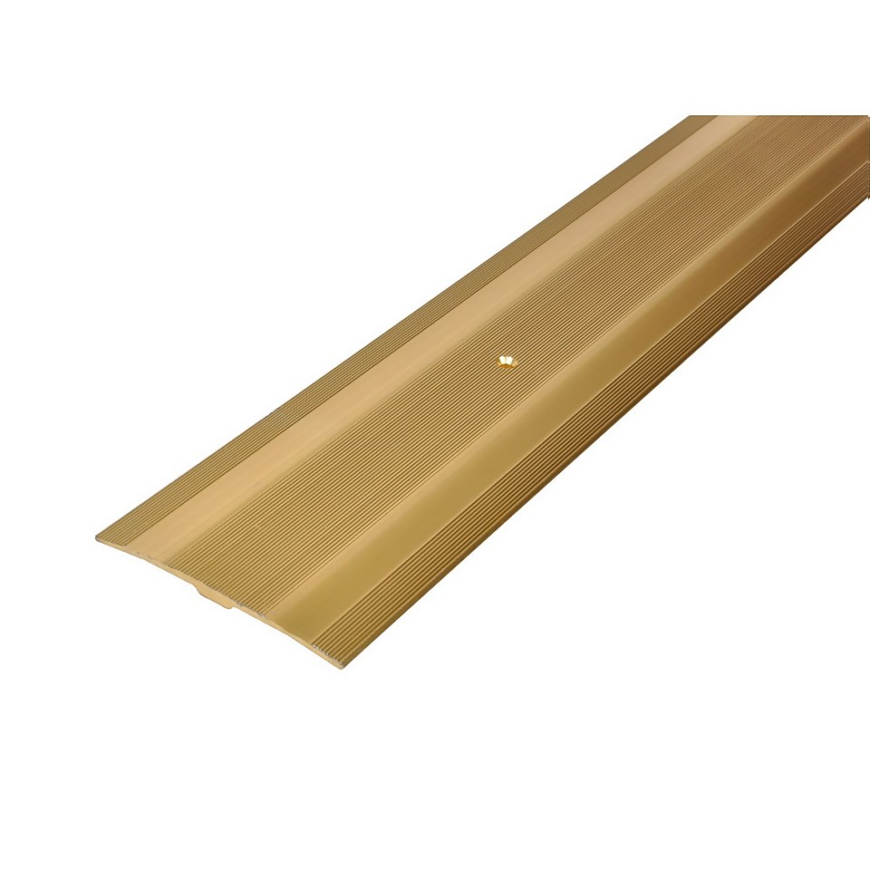 Vitrex Extra Wide Cover Strip Carpet Edge - Gold 900mm