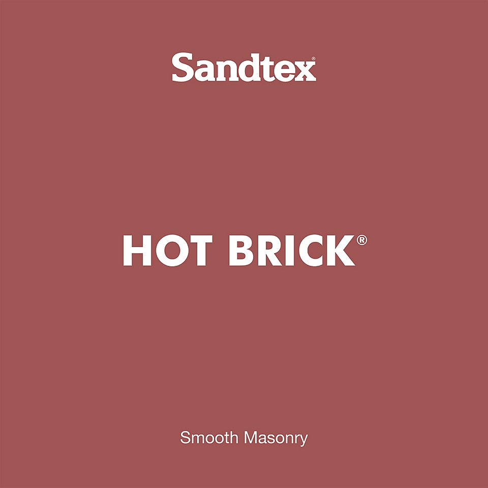 Sandtex Microseal Smooth Masonry Paint Hot Brick - 150ml