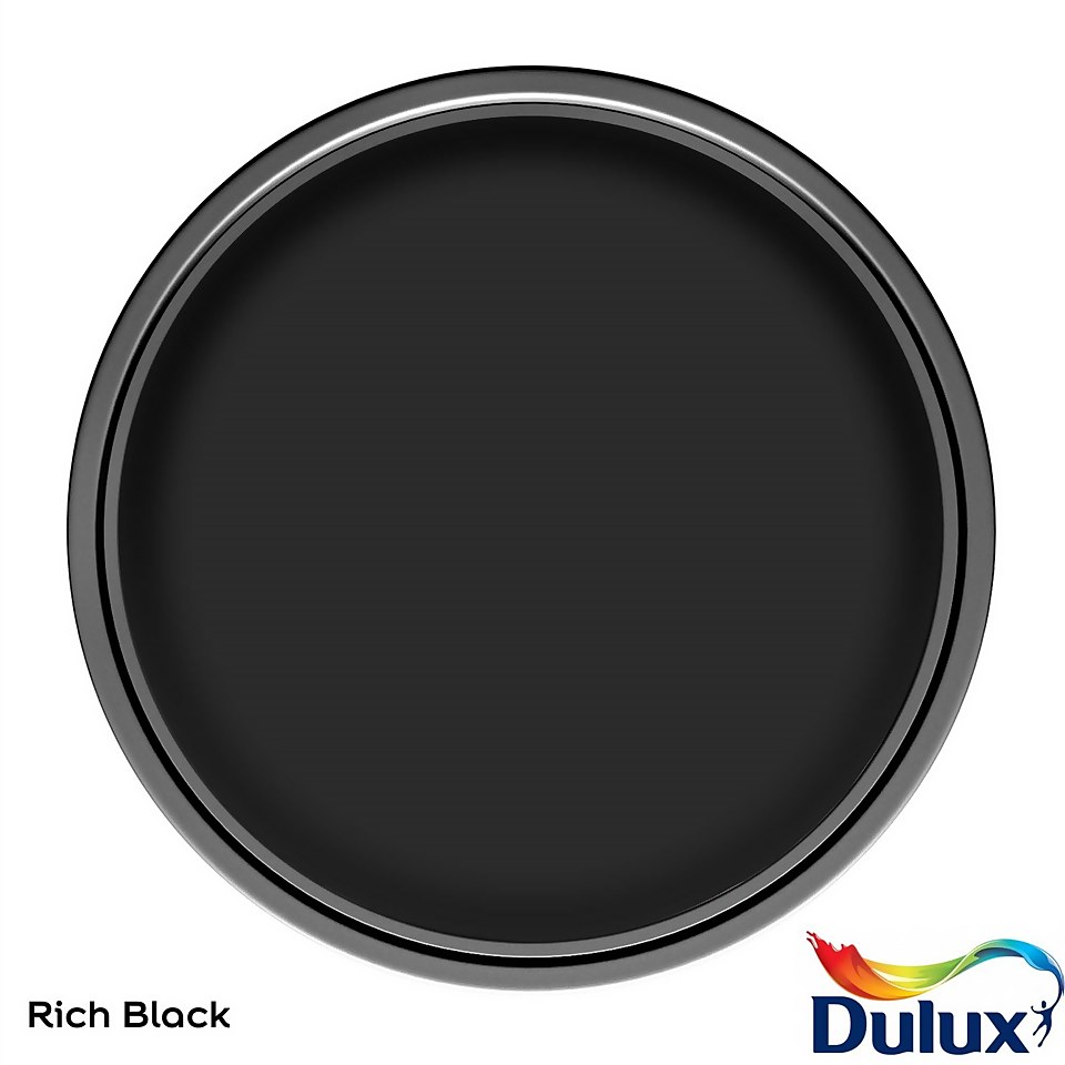 Dulux Matt Emulsion Paint Rich Black - 2.5L