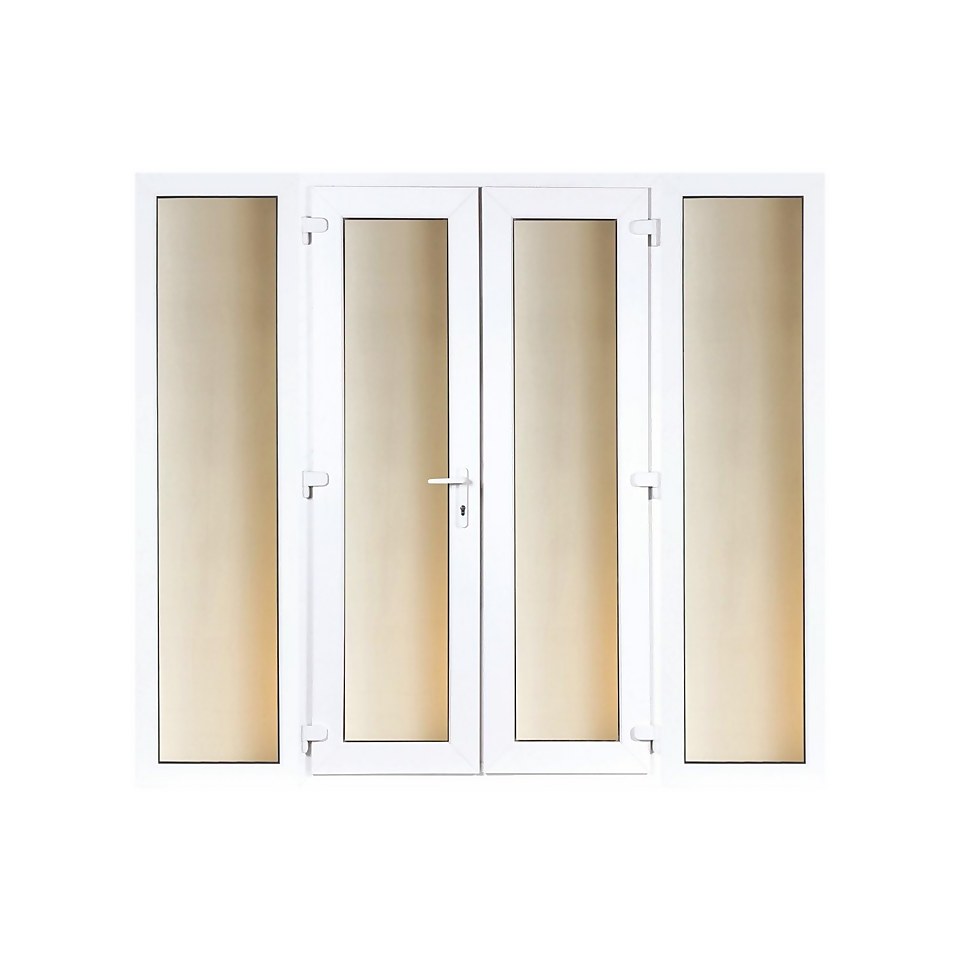 Model 6 French Door set and 2 Wide Sidelites - 2990mm Wide 2090mm High