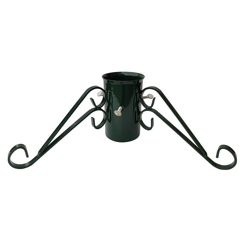 Metal Real Christmas Tree Stand - Green - 4 Inch