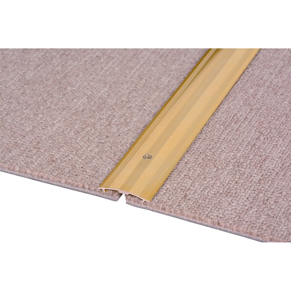 Vitrex Cover Strip Carpet to Carpet Edge - Gold 1800mm