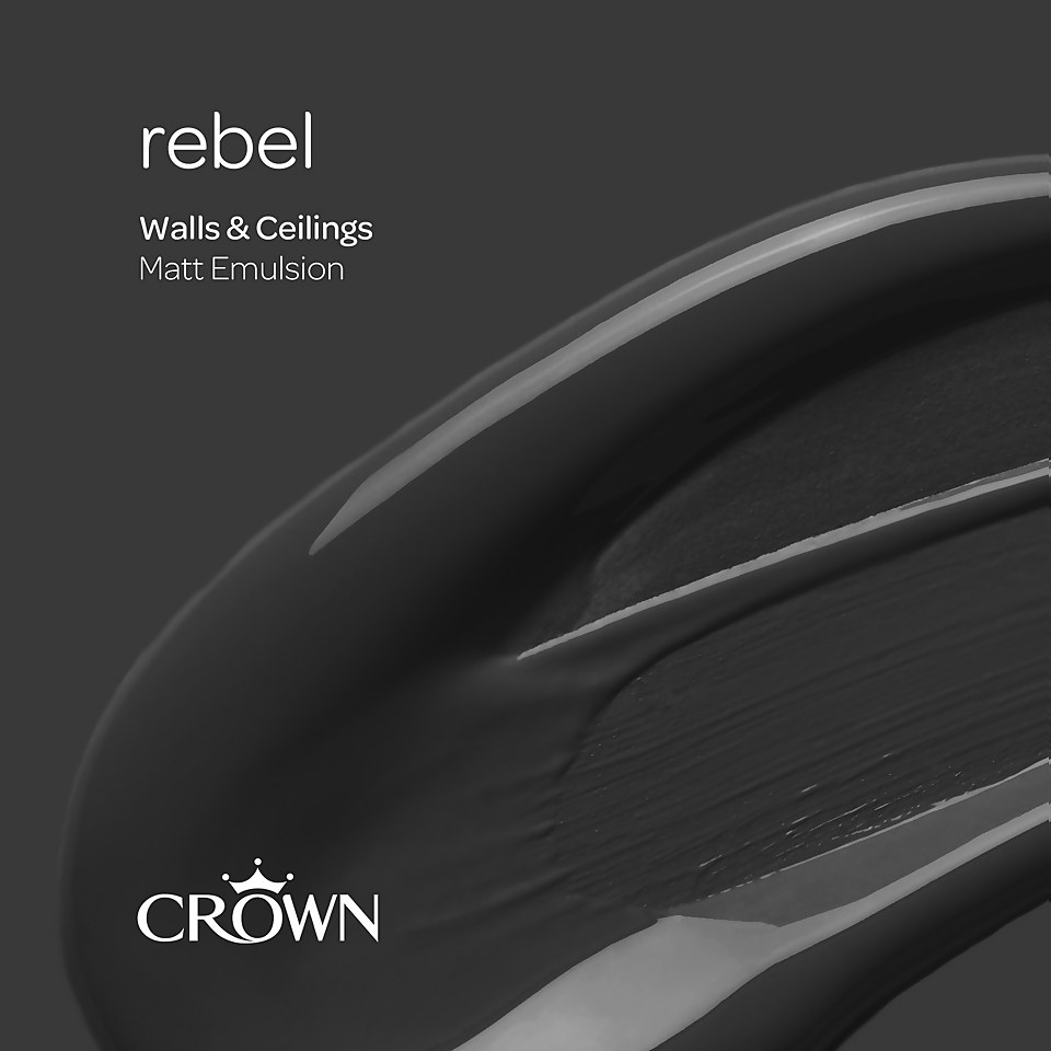Crown Feature Wall Breatheasy Matt Paint Rebel - Tester 40ml