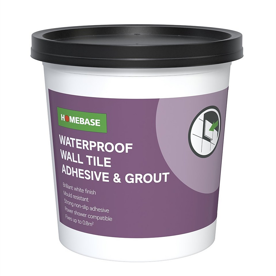 Homebase Adhesive & Grout - 1.3kg