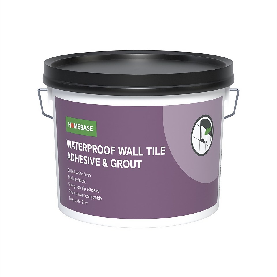 Homebase Adhesive & Grout - 4.0kg