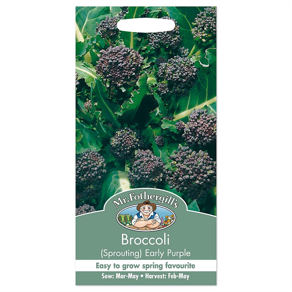 Mr. Fothergill's Broccoli Early Purple Sprouting Seeds