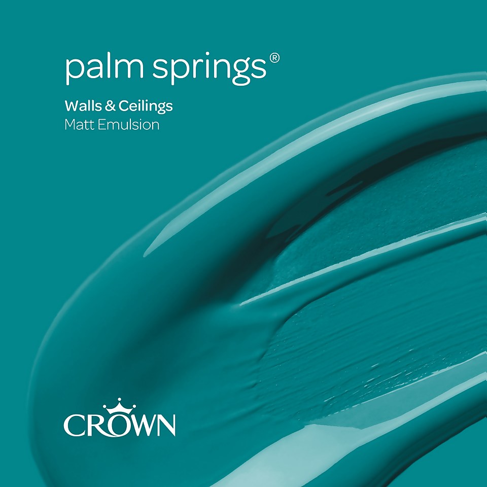 Crown Feature Wall Breatheasy Matt Paint Palm Spring - Tester 40ml