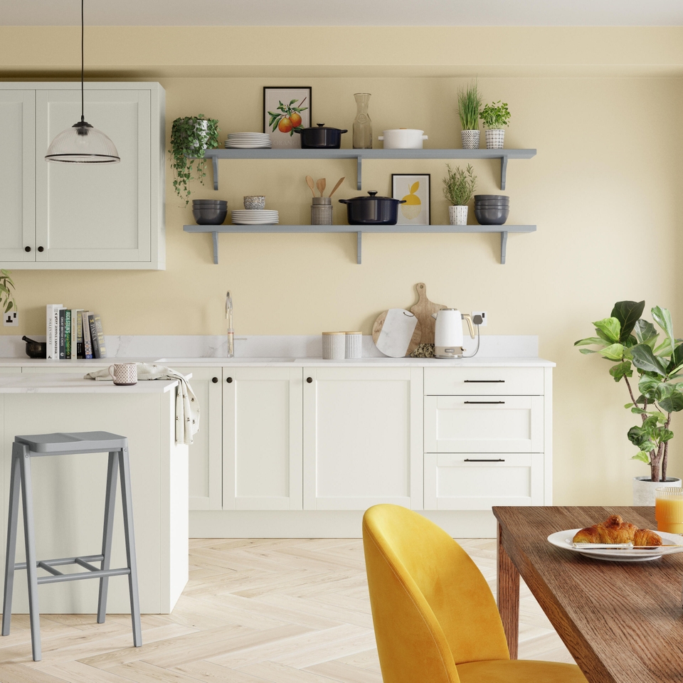 Dulux Matt Emulsion Paint Buttermilk 2.5L Homebase