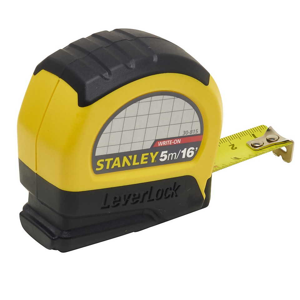 Stanley 5m Leverlock Tape Measure