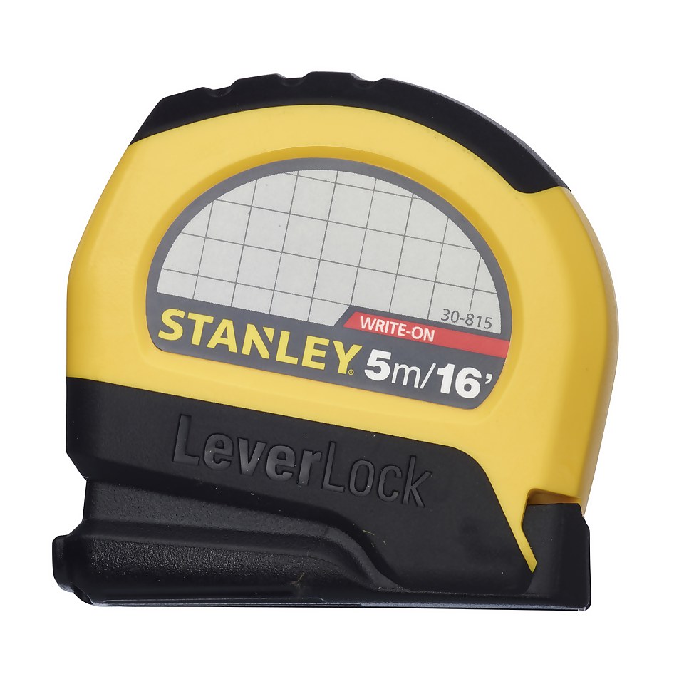 Stanley 5m Leverlock Tape Measure