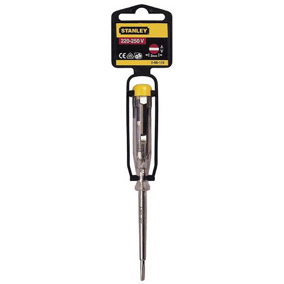Stanley Circuit Testers - 220V to 250V - 3x64mm