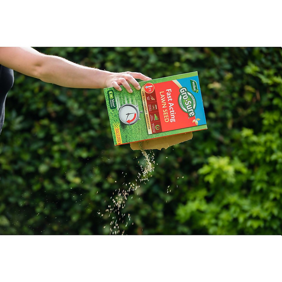 Gro-Sure Fast Acting Lawn Seed - 50m²