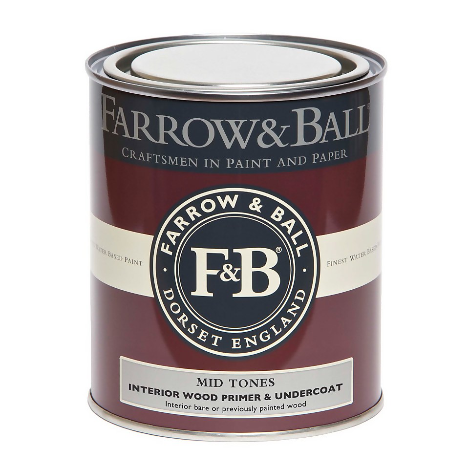 Farrow & Ball Primer Interior Wood Primer & Undercoat - 750ml