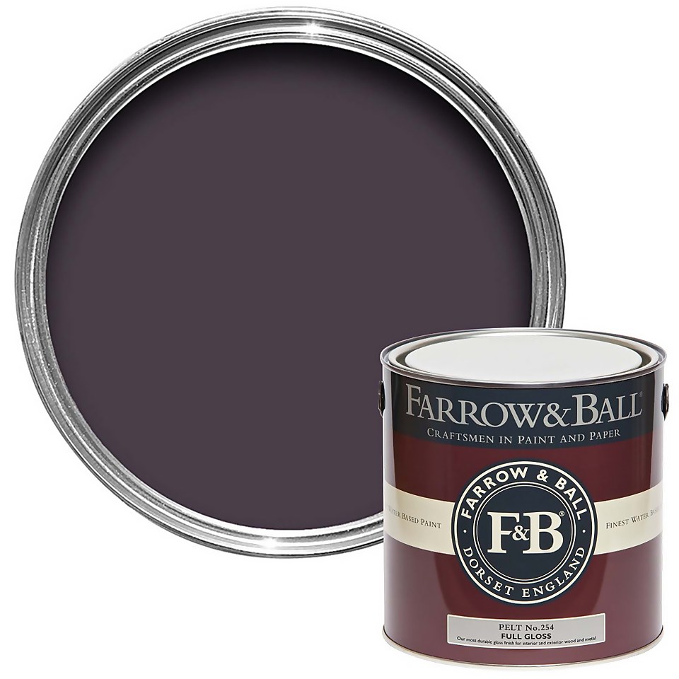 Farrow & Ball Full Gloss Paint Pelt No.254 - 2.5L