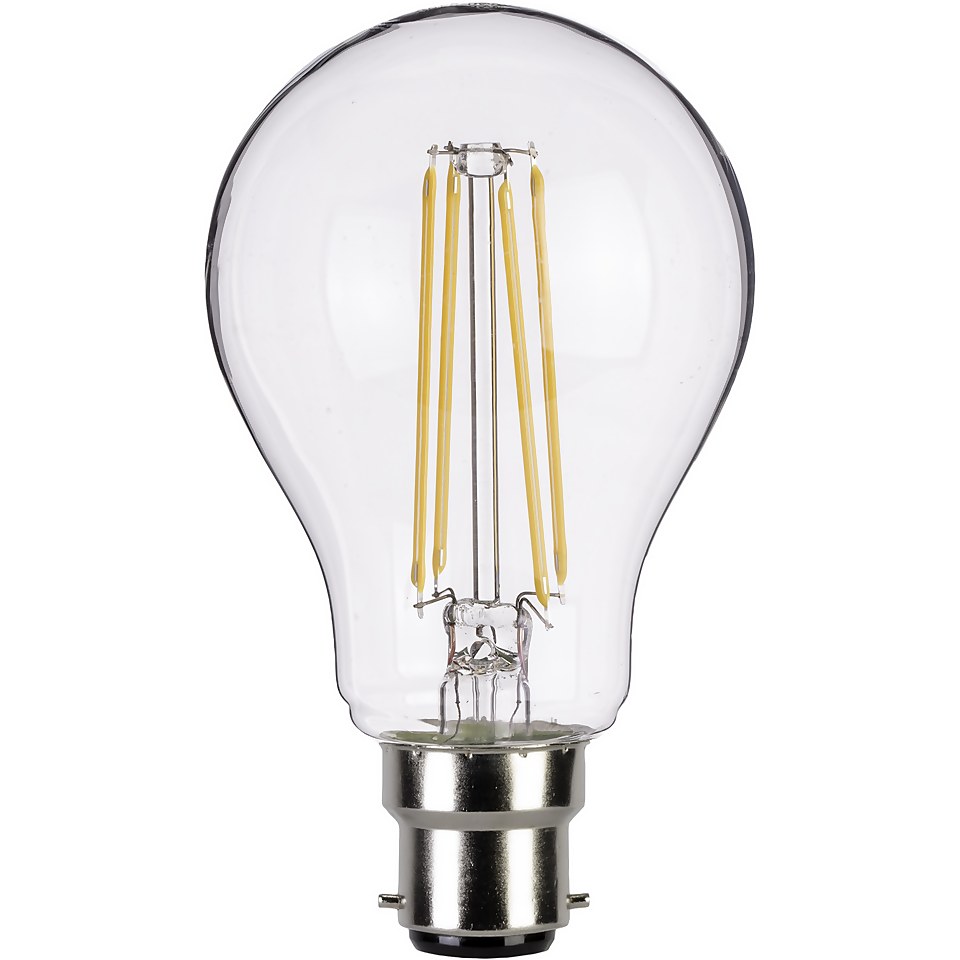 LED Filament A-lamp 4W B22 Clear Light Bulb