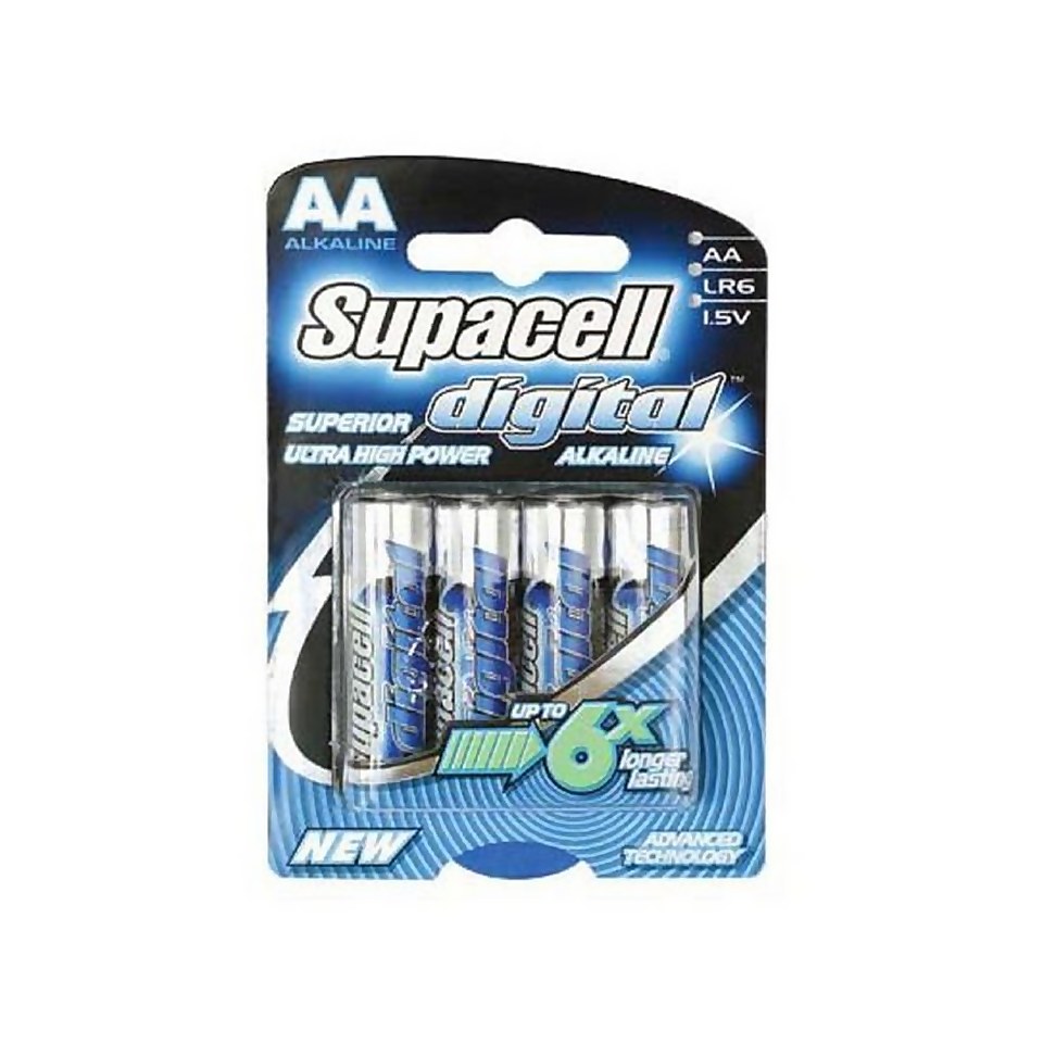 Supacell Digital AA Batteries - 4 Pack