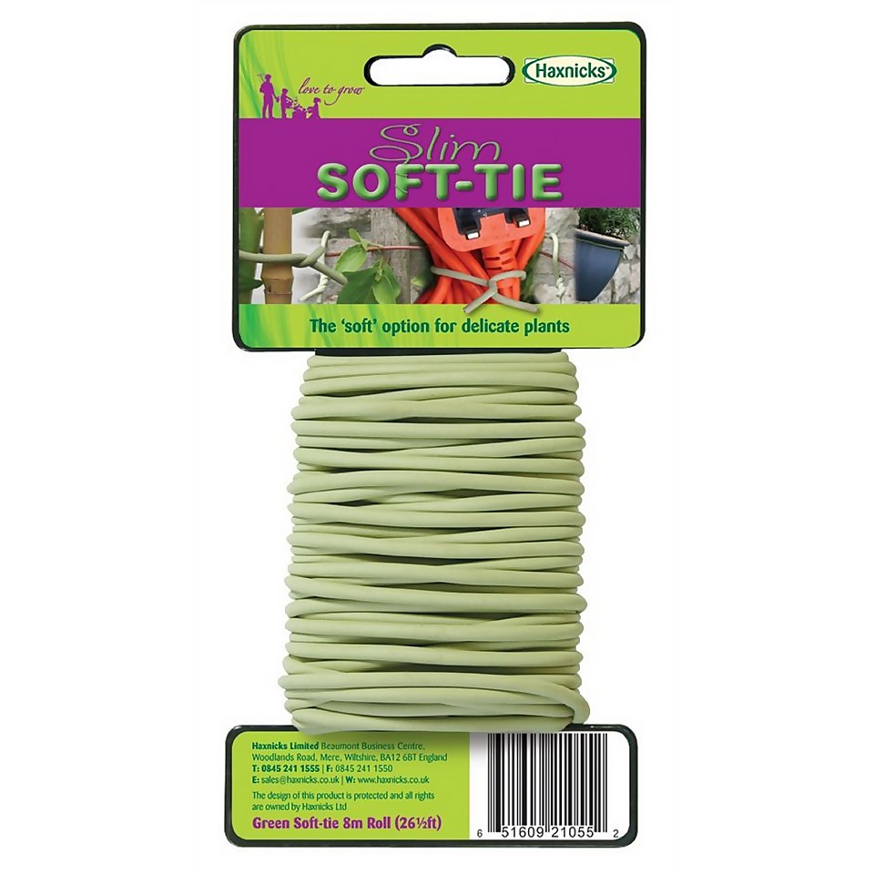 Haxnicks soft tie - Green - 8m